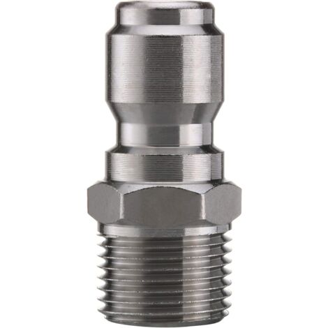 Connecteur PCP Haute Pression 3000 PSI - Filetage M10x1.0 Mâle 8MM - Acier Inoxydable - Neuf