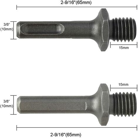 Adaptateur Broche Rotatif Flexipads M14 Vers 6 Mm Pour Perceuse - Neuf