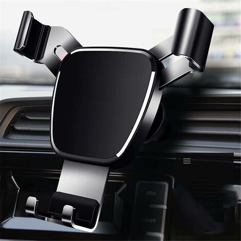 Support de Téléphone Portable de Voiture, Support de Téléphone Portable de Voiture Ventilation Support de Voiture Support de Téléphone Portable Antidérapant pour Voiture,Noir