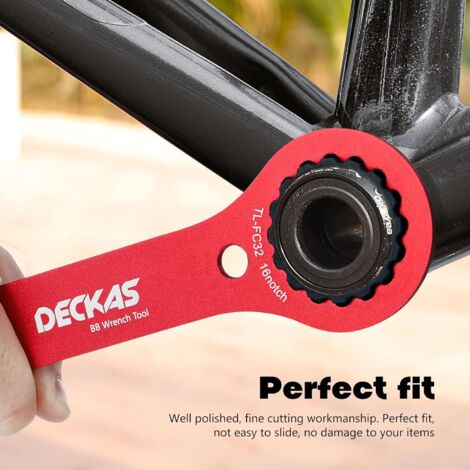 Sollbry Clé De Pédalier De Vél,Clef Boîtier De Pédalier En Aluminium,Clé Multifonctionnelle BB Dubtl Fc32 Tl Fc25 Tl Fc24 Adapte A La Reparation De Velos Rouge 84793150