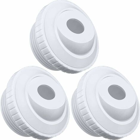 3PCS Buse De Jet De Piscine, Buse De Massage Spa Rotative à 360 Degrés