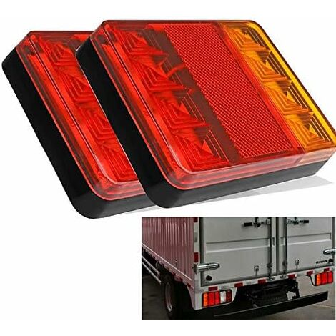Kurl-T Lot 2 Feux Arrière LED Plaque Immatriculation Audi - Blanc 6000K Canbus A3 A4 A6 A8 Q7