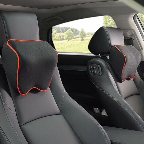 Oreiller grand confort pour la voiture, fixation appui-tête ou vitre par  ventouses