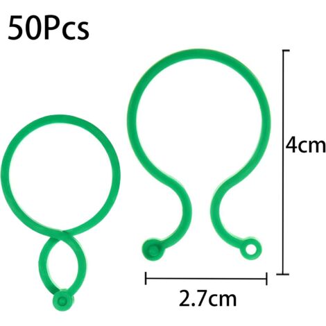 Lot De 200 Clips De Fixation En Plastique Pour Plantes Grimpantes