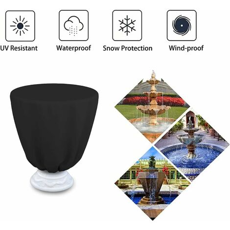 Housse Fontaine De Jardin Oxford 420D - Imperméable Et Résistante UV - 91x107cm