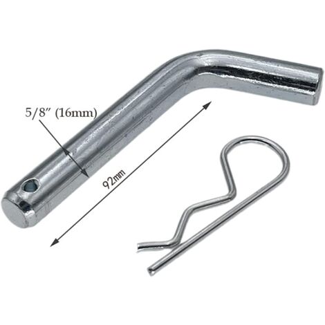 Goupille Clip D'Attelage de Remorque Attelage de Remorque Robuste de 5/8 Pouces de DiamèTre pour Support de Boule D'Attelage de RéCepteur de 2 Pouces de DiamèTre