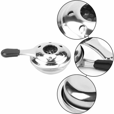 Réchaude à Alcool Portable Jerliflyer – Corps Bois+métal, Compatible Alcool Liquide/solide, Pour Camping Et Barbecue