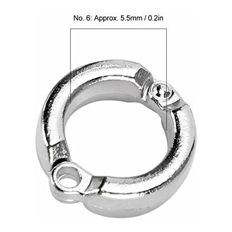 25 Anneaux Pour Pattes D'oiseaux (perroquets, Pigeons) - Diamètres 3,5 à 11,5 Mm - Alliage De Zinc Coloré - Pour Identification Ou Dressage - 12