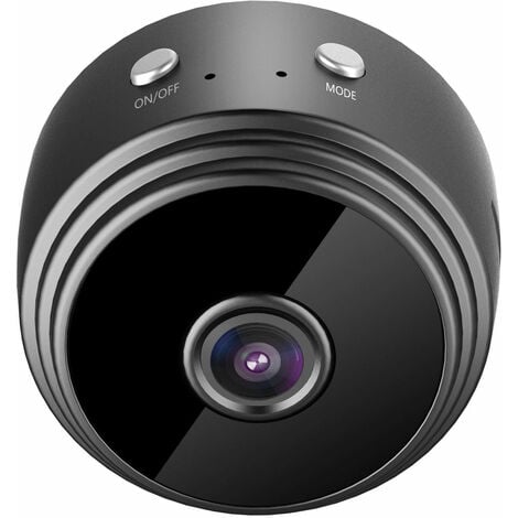 Caméra carrée, 1080p Cop Hidden Cam Micro Surveillance Cam pour voiture de  bureau à domicile (noir)