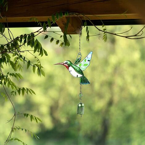 Carillon a Vent de Colibri, Decoration Jardin Metal pour l