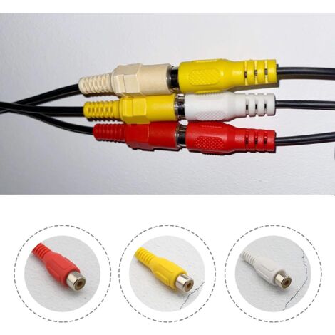 Câble Audio Coaxial numérique RCA vers RCA mâle, cordon de caisson de  basses plaqué or, câble Audio Coaxial haute fidélité