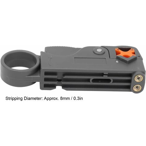Pince à Dénuder Pour Câble Coaxial - Outil Double Lame 8mm - ABS Léger - Pour TV, Surveillance (lot De 2)