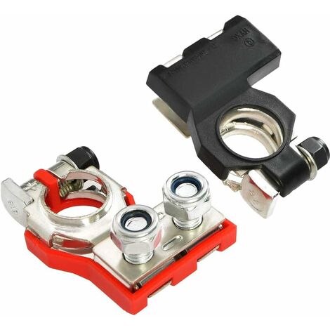 Connecteurs De Borne De Batterie 12V 24V,2 Plaques De Cuivre à