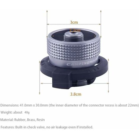 Adaptateur De Poêle Camping - Convertisseur Gaz Propane Butane 2/5/10 - Neuf