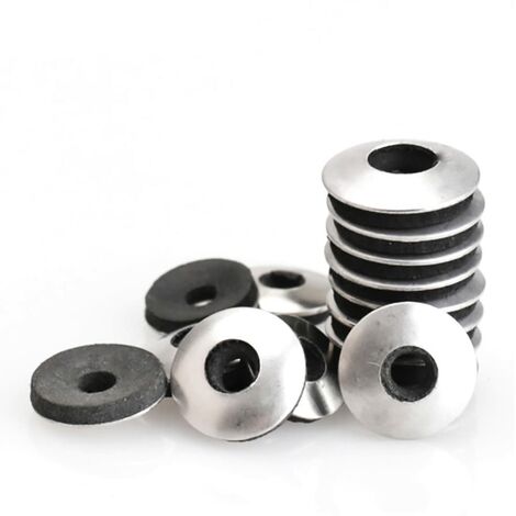 Rondelles d'étanchéité avec Joint Néoprène EPDM Pour Vis Auto-Perceuses (M4.8  14mm (50 pcs)