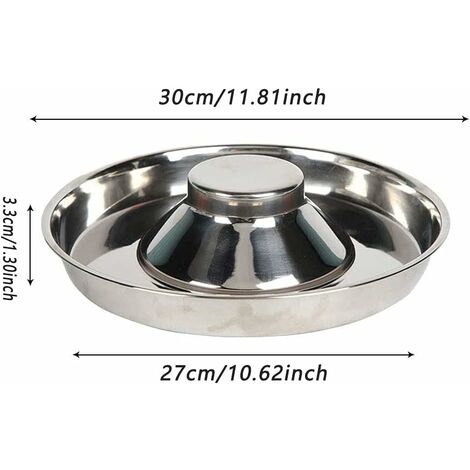 Bol Surélevé Pour Chien Et Chat En Acier Inoxydable – Design Ergonomique, Anti-glissement Et Facile à Nettoyer - 6