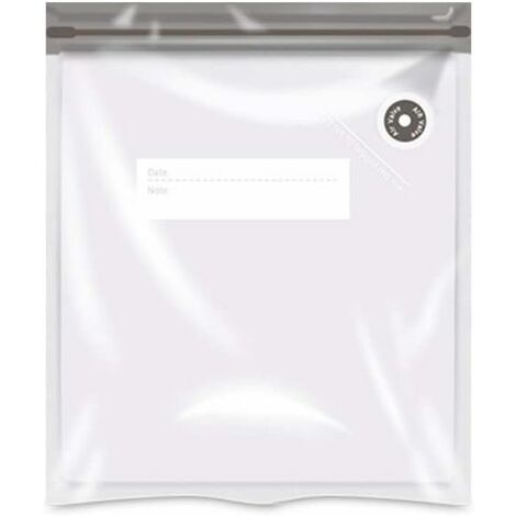 12PCS Sac sous-Vide Réutilisables Sacs de Conservation Sacs sous-Vide Alimentaires Sac Congelation Sac Stockage pour Fruits Viande Poissons Pain