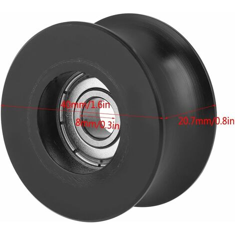 Lot De 4 Roues De Siège Pour Rameur - Diamètre Intérieur 8 Mm, Pour Équipement Fitness - 7