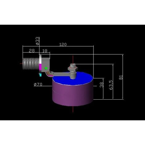 Robinet Flotteur Régulateur Niveau Eau - Automatique, 13mm - Pour Piscine, Jardin, Aquarium
