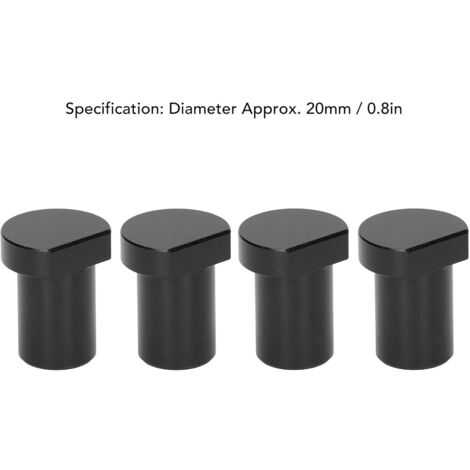 2 Pinces De Menuiserie Noir Pour Établi 20mm - Avec 4 Bench Dogs - Étau De Positionnement Professionnel