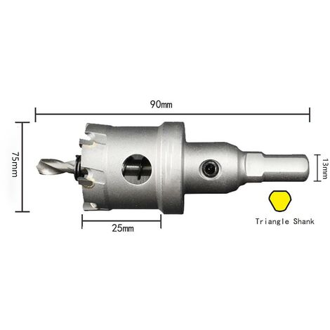 Scie Cloche Carbure 80mm Sourcing Map - Pour Métal, Acier Inox Jusqu'à 2mm