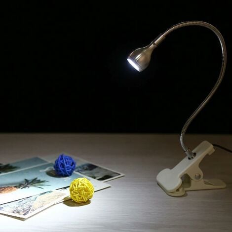 Lampe De Table USB LED Clip Lampe De Bureau Réglable Pour Le Maquillage  Tattoo/M