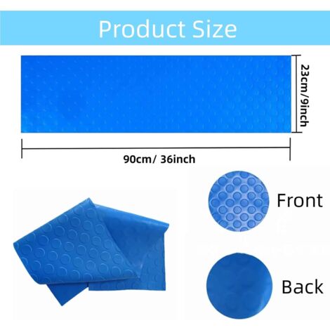 Tapis Antidérapant Pour échelle De Piscine - PVC Découpable, Dimensions ~60x23 Cm Ou 90x23 Cm - Protège Liner, Améliore Sécurité Et Adhérence