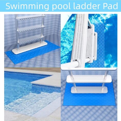 Tapis D'échelle De Piscine 2 Pièces, Tapis De Marche De Piscine Avec Texture Antiderapante Accessoires De Piscine 40x90cm Epaisseur 1 6mm 92197616