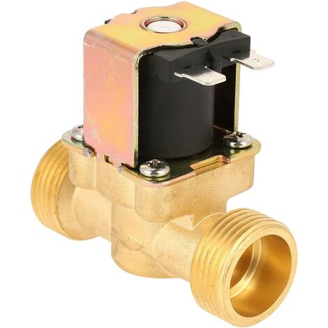 Électrovanne En Laiton 3/8 Normalement Fermée - IP65, Pour Eau/air/gaz, Tension 12V/24V/110V/220V