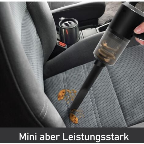 Aspirateur à main sans fil - Mini aspirateur de voiture léger sans fil - Aspirateur à main humide et sec avec lumière LED