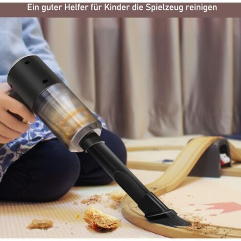 Aspirateur à main sans fil - Mini aspirateur de voiture léger sans fil - Aspirateur à main humide et sec avec lumière LED