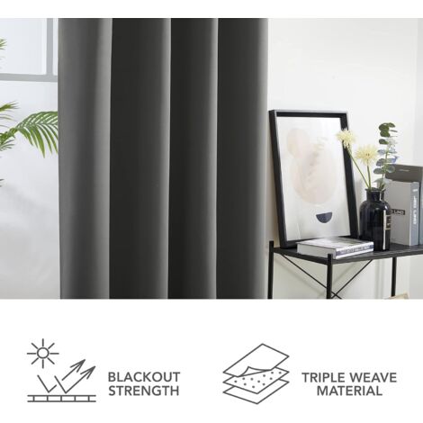 Rideau Occultant - Rideaux Isolation Thermique Anti Chaleur-Lumiere Pour Fenêtre, Rideau