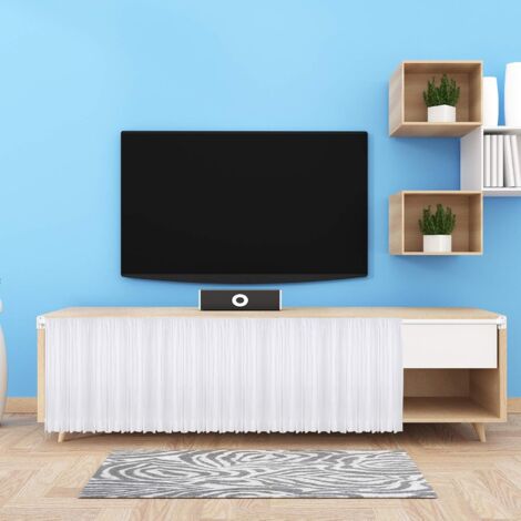 Tringle à Rideau Télescopique Sans Perçage - 6 Pièces, Réglable 30-50 Cm, Blanc, Pour Fenêtres, Douches, Armoires