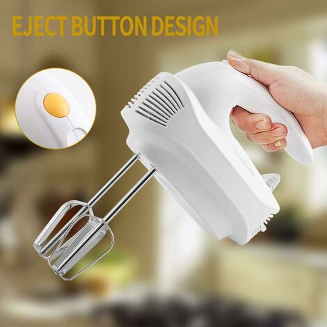 Mélangeur à main électrique mélangeur de cuisson portatif à trois vitesses  pour le ménage de gâteau à la crème 