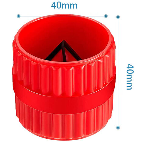 Ébavureur/chanfreineur Manuel Pour Tubes Plastique 20-63mm - Outil Plomberie Pour Tuyaux PE, PP, Multicouche