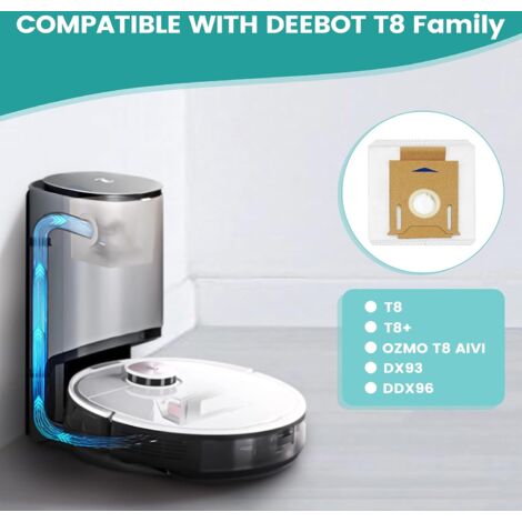 20pack Pour ECOVACS DEEBOT OZMO T8 AIVI T8 MAX ROBOT SQUILLEURER EAU DE
