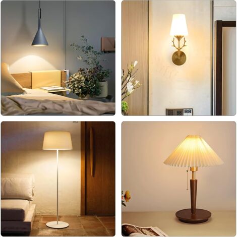 Ampoule E27 Mais LED 16W Blanc Froid 6000K, 1450LM, 360° Lumiere, Équivalent Halogène E27 100W, AC 230V, Lampe E27 LED Mais Froid pour L'éclairage Intérieur, non-dimmable, lot de 4 [Classe énergétique