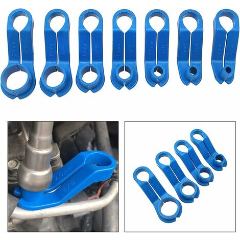 Kit 9 Pièces Pour Climatisation Auto - Outils Déconnexion Tuyaux Freon & Carburant - Matière ABS, Couleurs Codées - 11