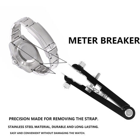 Bracelet De Montre En Acier Inoxydable 20mm - Extrémité Droite, Avec Fermoir Déployant Et Barrettes à Ressort