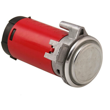 rouge compresseur d'air 12V kit de pompe à air, klaxon électrique avec ...