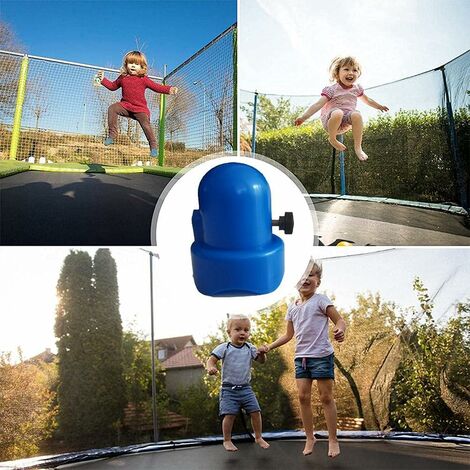 Bouchons d'extrémité de trampoline - Bleu - Filet de sécurité pour