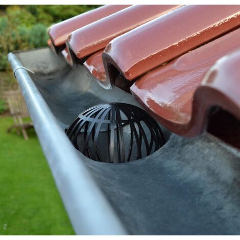 Lot de 4 crapaudines pour gouttière d’environ 13,2 x 14,5 cm (diamètre ...