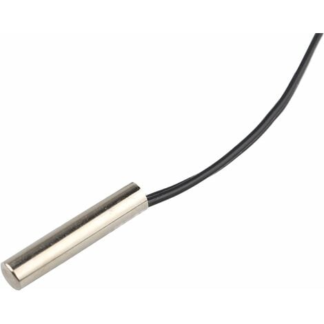 Lot de 5 sondes de capteur de température étanches NTC 10 K 1 % 3950 Thermistor, câble d'extension de 1 m, détecteur de température, jauge pour climatiseurs de voiture/réfrigérateurs
