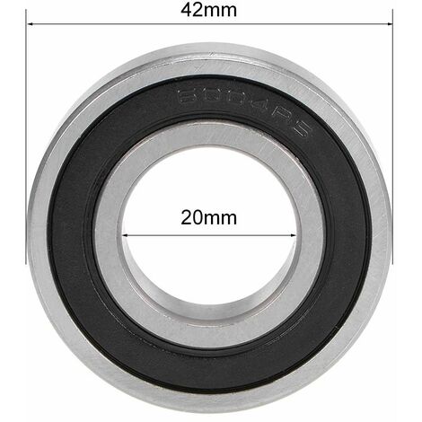 Roulement à billes à gorge profonde 6004 -RSR int 20mm Ext 42mm Ep