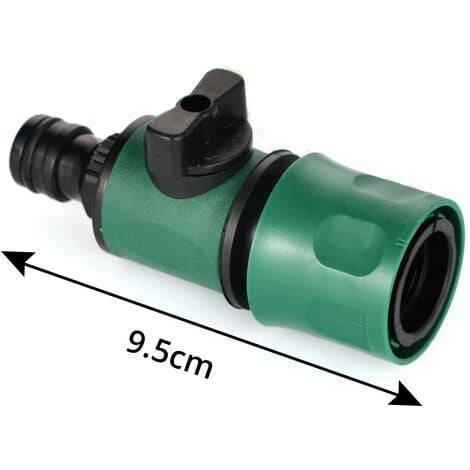 Lot De Rallonges De Raccord Tuyau D Arrosage Raccord Rapide D Eau Avec Valve Pour Tuyau