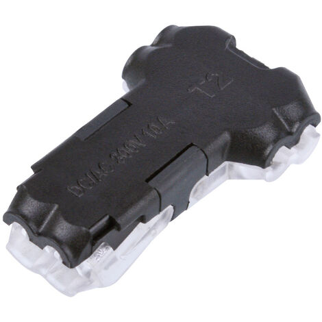 12 Pièces Connecteur En T 2 Broches Pour Fil Electrique 20/22 AWG Voiture Étanche Connecteur Électrique - Sans Soudure En Fils Câble Voiture LED éclairage Connecteur Etanche Cosses Et Kits