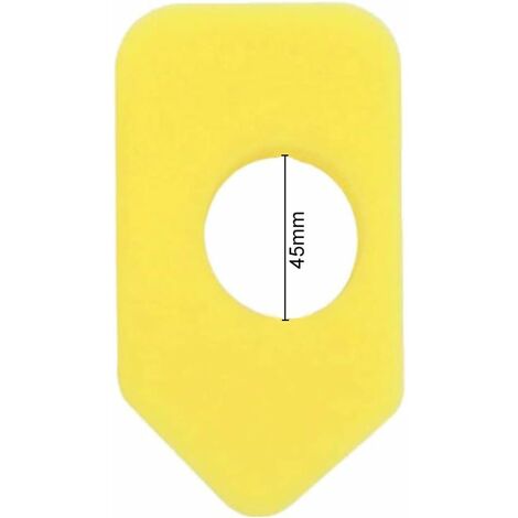 Kit Filtre à Air Briggs Stratton - 2 Mousses Jaunes + Ressorts + Bougie - Compatible 691859
