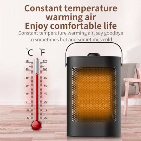 Mini radiateur électrique en céramique, 12V, 120W, résistance aux hautes  températures, élément chauffant
