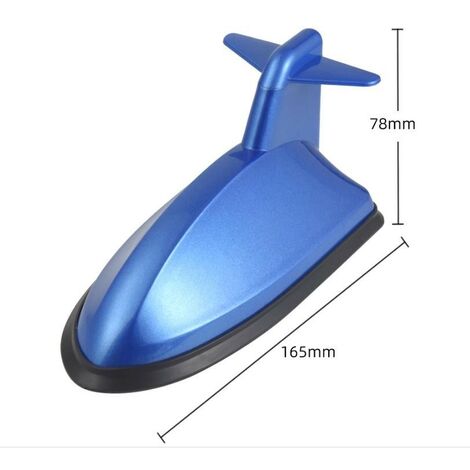 Antenne Voiture En Forme D'aileron Requin Pour Fia-t Freemont Doblo Croma, Universelle Toit Radio AM FM Auto-AdhéSif ImperméAble Style