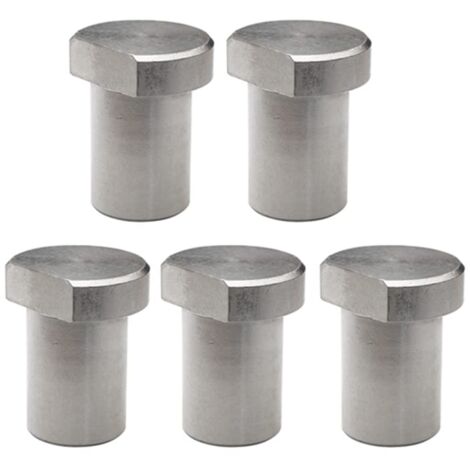 4 Chiens D'arrêt D'établi En Acier Inoxydable - Diamètre 19mm, Argent | Pour Fraisage, Coupe, Meulage, Travail Du Bois